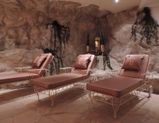 Wellnessliegen im Saunabereich des Hotels Der Lärchenhof